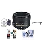 Nikon 50mm f/1.8G AF-S NIKKOR Lens - USA Bundle with 58mm Filter Kit & Pro Software Set