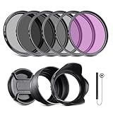 Neewer Brand 58mm UV CPL FLD Filter Kit & ND Set for Canon Rebel, EOS Cameras