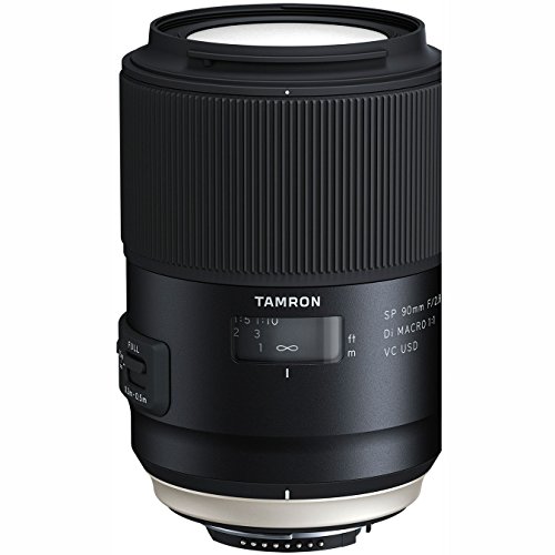 Tamron AFF017N700 SP 90mm F/2.8 Di VC USD 1:1 Macro for Nikon Cameras (Black)