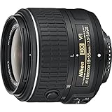 Nikon AF-S DX NIKKOR 18-55mm f/3.5-5.6G Vibration Reduction II Zoom Lens with Auto Focus for Nikon DSLR Cameras