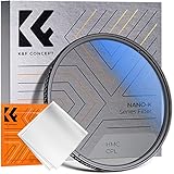 K&F Concept 58mm Circular Polarizer Filter Ultra-Slim 18 Multi-Coated Optical Glass Circular Polarizing Filter for Camera Lenses with Cleaning Cloth (K Series)