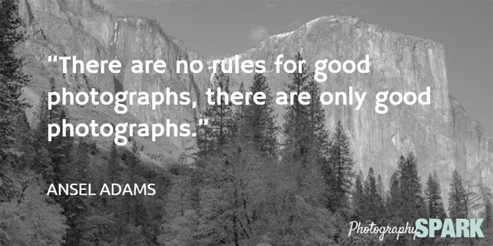 There are no rules for good photographs, there are only good photographs. See 20 more photography quotes on this page.