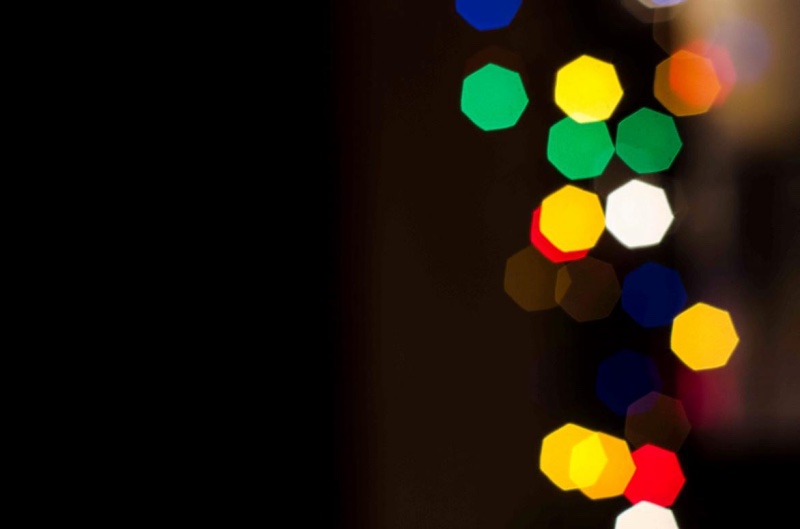 bokeh colored light background