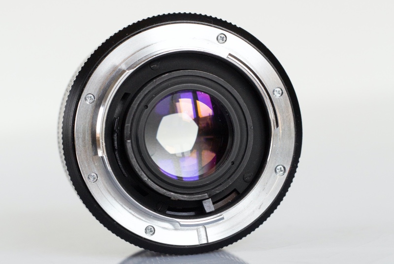 closeup of camera lens aperture