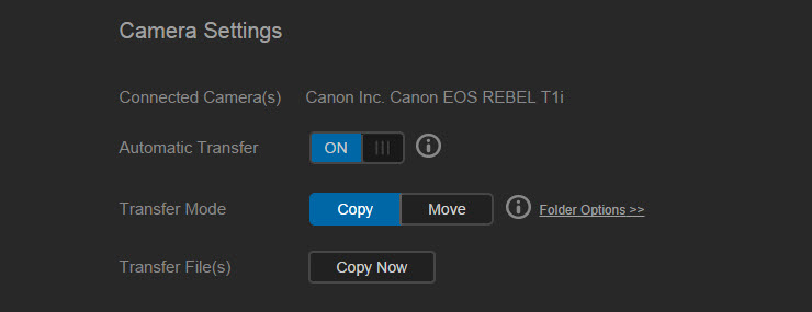 Photos automatically copy from camera to private cloud storage