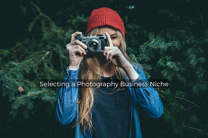 photographer selecting a business niche