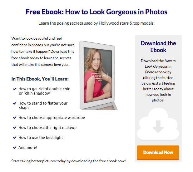 Facebook lead pages free ebook