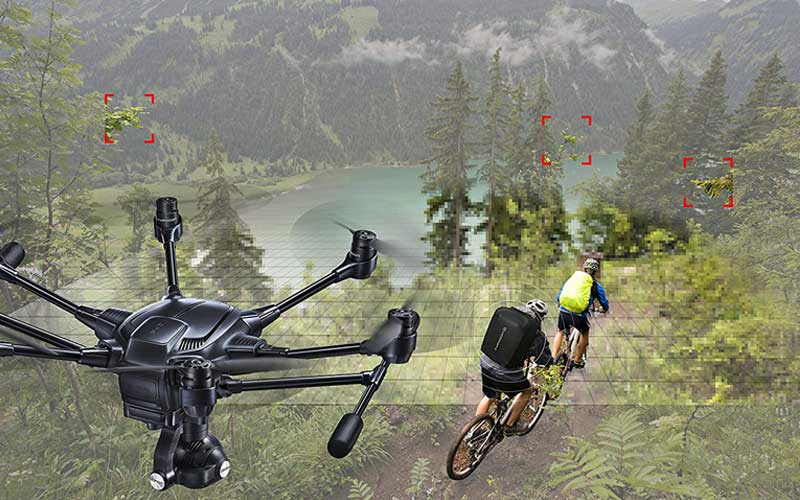 For aerial filming professional photos and videos