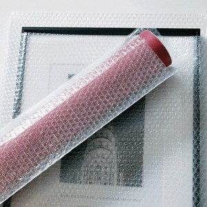 bubble wrap for a framed photo