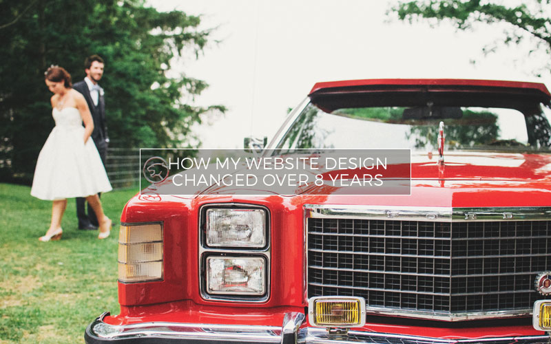 How My Website Design Changed Over 8 Years