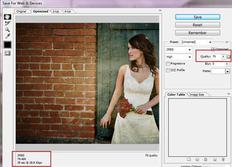 Image quality in Photoshop