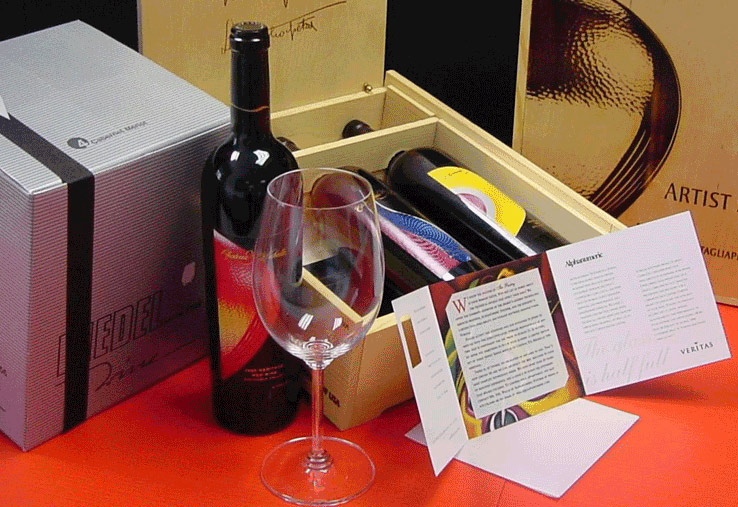 Kudzu marketing package of wine