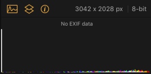 histogram moon photo