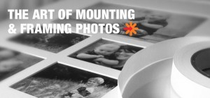 How to mount and frame a photo