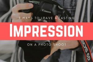 leaving a lasting impression on photoshoot