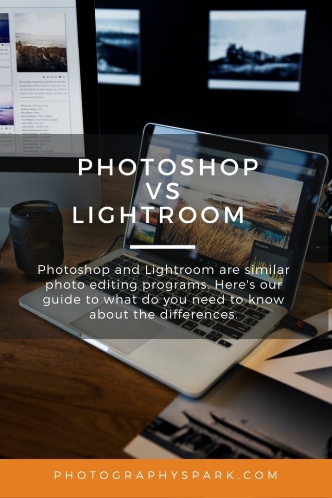 computer running photo editor software